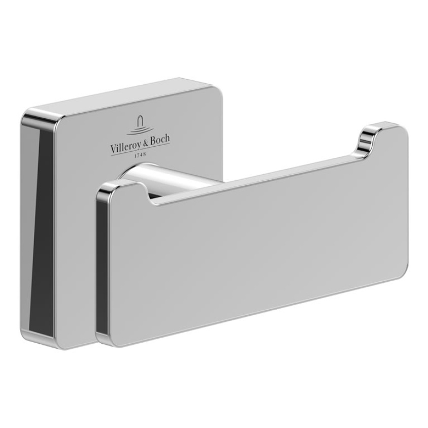 Cutout image of Villeroy & Boch Elements Striking Double Robe Hook